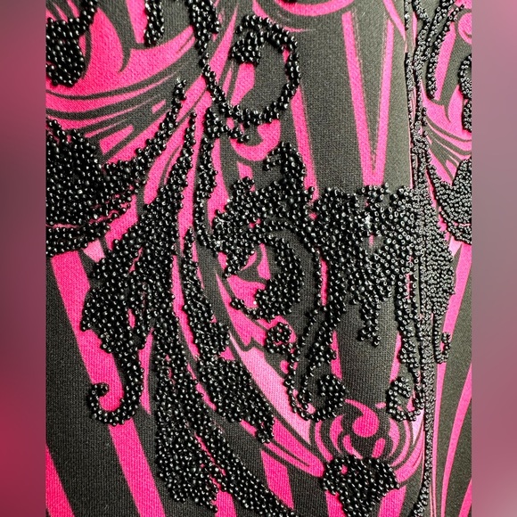 LIPSY LONDON | M | Bodycon Dress Wedding Date Event Mash Rhinestones open Back - Picture 8 of 10